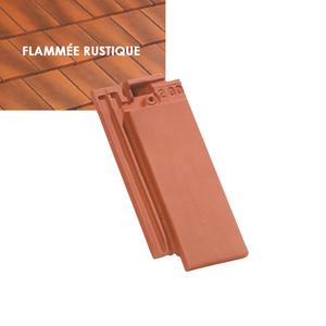 DEMI TUILE BEAUVOISE FLAMME RUSTIQUE